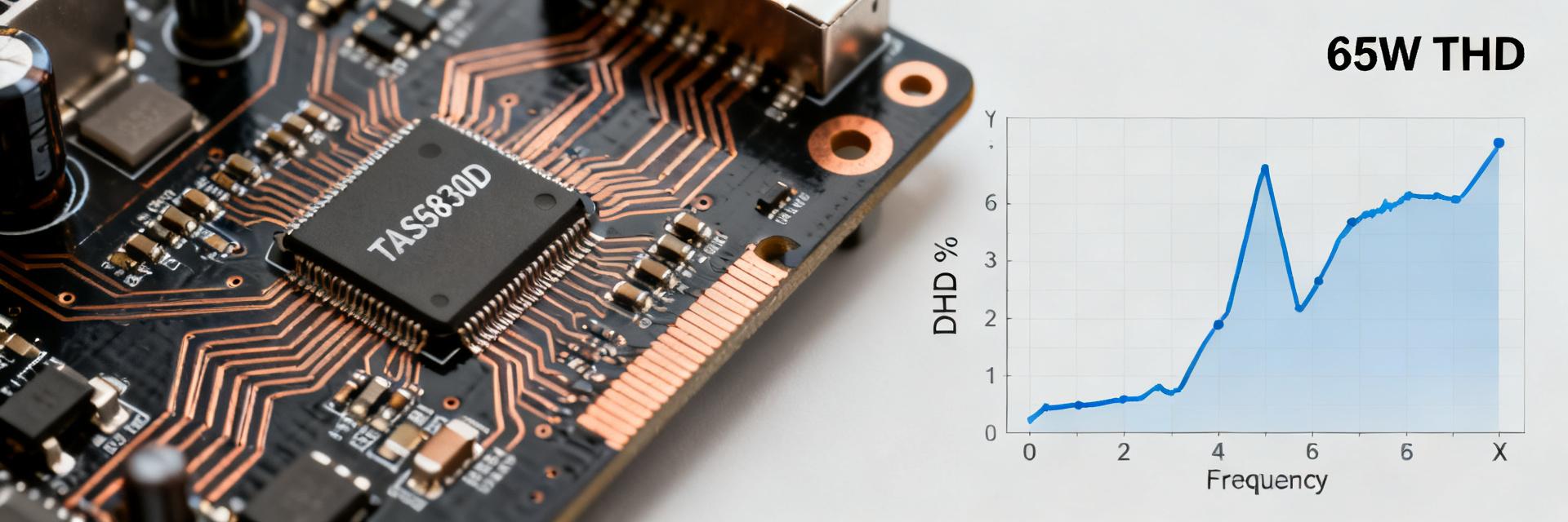 TAS5830DADR Performance Report: Power, THD, Efficiency